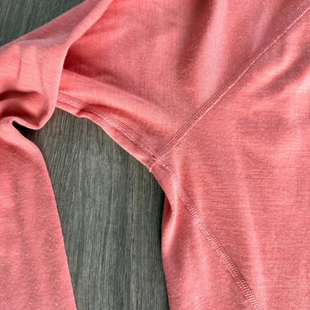 Smartwool Merino Base Layer 1/4 Zip - Orange / Size Large - Picture 9 of 10